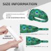 Sweatband Headband with Peacock Pattern, Non-Slip for Outdoor Sports and Workouts view 3