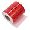 Red Overweight Warning Labels, 500 Count, Waterproof Adhesive Paper view 1