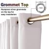 NINGBAI Thermal Blackout Curtains, 2-Piece Set, 270 x 140 cm, Solid White view 4