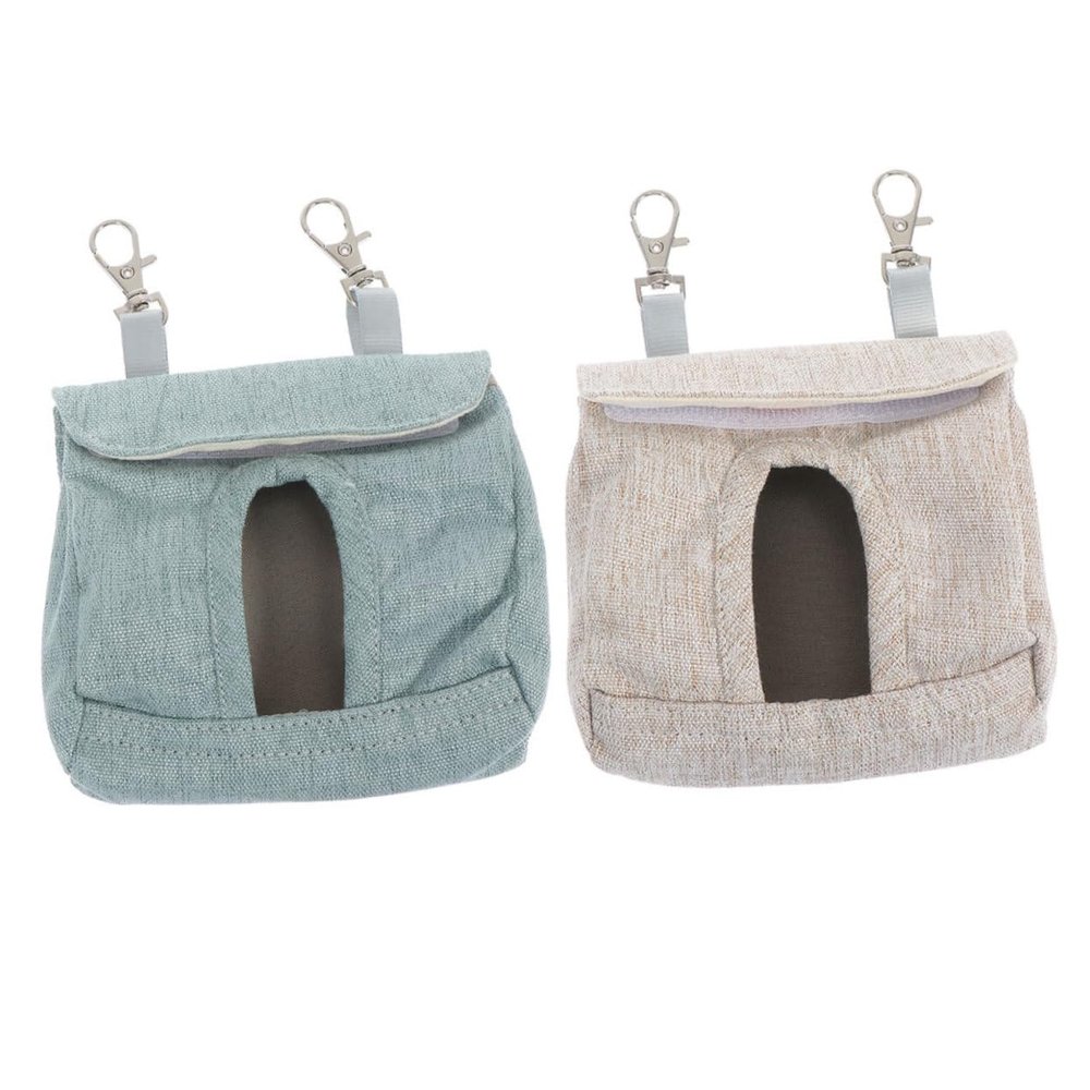 HAPINARY 2-Pack Reusable Hay Bags for Rabbits and Chinchillas