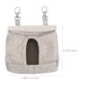 HAPINARY 2-Pack Reusable Hay Bags for Rabbits and Chinchillas view 2