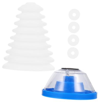 Dust Collectors for Electric Drills, 6-Piece Set, White