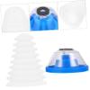 Dust Collectors for Electric Drills, 6-Piece Set, White view 4
