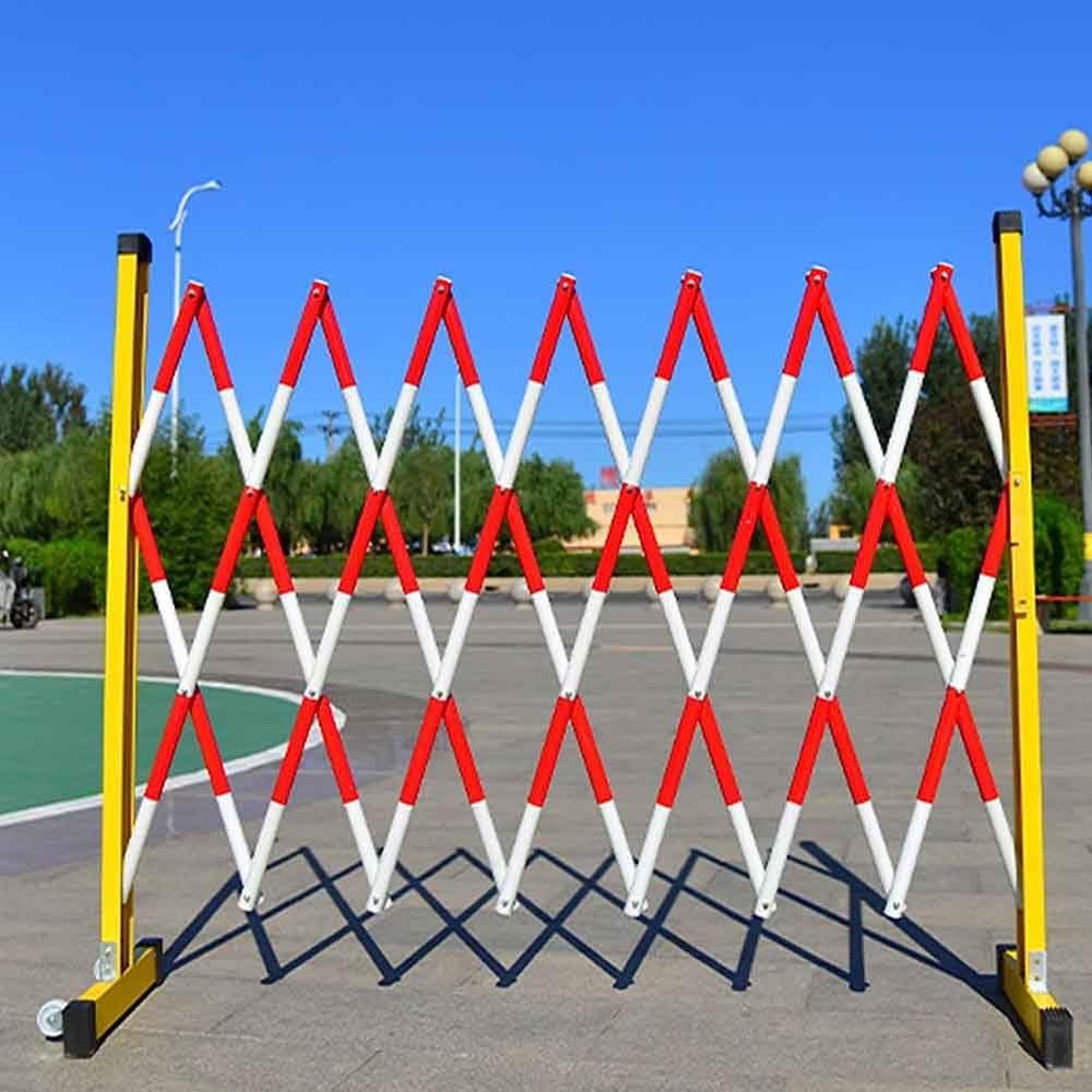 Expandable Portable Temporary Traffic Barricade, Metal, 1.2 x 2 m