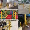 Expandable Portable Temporary Traffic Barricade, Metal, 1.2 x 2 m view 2
