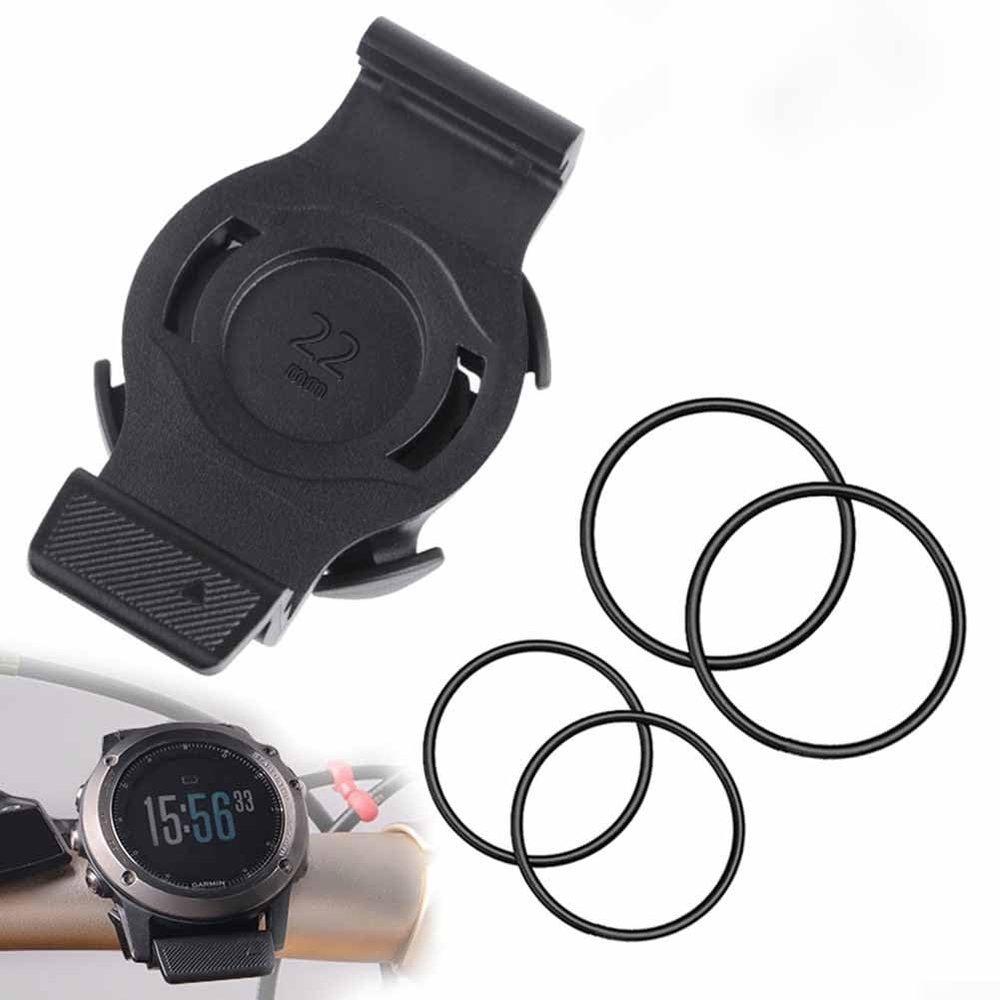 ChicBosom Quick-Fit Quarter-Turn Bike Mount for Garmin Fenix 3, 5X, 5X Plus, 6X and 7X, 20 mm