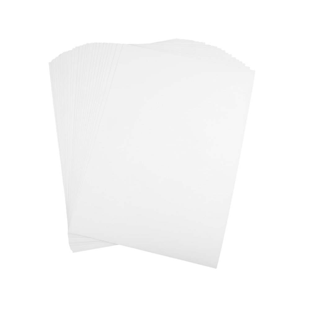 Tofficu A4 Transparent Self-Adhesive Sticker Paper, 30 Sheets