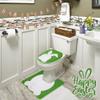Vobumix 2-Piece Easter Cartoon Bathroom Mat Set view 4