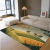 Farmhouse-Style Area Rug, Autumn Field Indoor Rug for Living Room, Bedroom, or Kids' Room, Thin Door Mat, 100 x 150 cm view 2