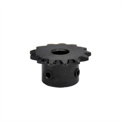 1 pc 19T 04C Chain Sprocket for Roller Chain, 45# Steel, Bore 6–17 mm