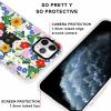 Phoona 2-Pack Cat Flower Cases for iPhone 11 Pro Max 6.5-inch view 3