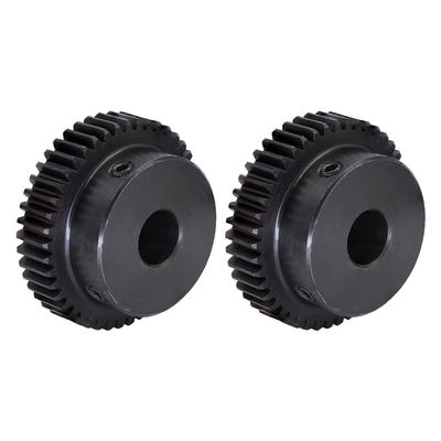 Module 1 Spur Gear, 44 Teeth, 8 mm Bore, SC45 Carbon Steel