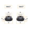 Module 1 Spur Gear, 44 Teeth, 8 mm Bore, SC45 Carbon Steel view 3