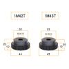 Module 1 Spur Gear, 44 Teeth, 8 mm Bore, SC45 Carbon Steel view 4