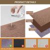 XIEMINLE Self-Adhesive Stair Mats for Children, Older Adults and Pets, Non-Slip Safety Mats, Indoor Runner, Removable Stair Carpet (76 x 20 cm, 7 Pieces, Style 1) view 3