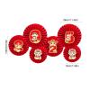 Chinese New Year Decorative Paper Fans view 2