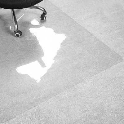 Transparent PVC Floor Protection Mat, Non-Slip Office Chair Mat for Parquet and Tile, 1.5 mm Thick, 50 x 150 cm