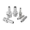 4 mm 6 mm 8 mm 10 mm 12 mm 14 mm 16 mm Hose Barb, Metric Male Thread, 304 Stainless Steel, High-Pressure Pipe Fitting Adapter Coupling (8 mm, M12 x 1) view 1