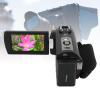 LICAEVEY 5K Camcorder, 56 MP UHD Wi-Fi, 3-Inch Touchscreen, 18x Smart Zoom, Anti-Shake Vlogging Camera with Lens Hood, Light, Handle, Remote, Batteries and Microphone view 3