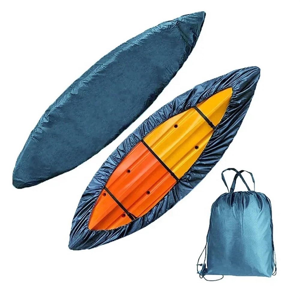 EKalgretrA Universal Waterproof Kayak, Boat & Paddleboard Cover, Blue