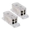 Artibetter 4-Way Power Distribution Blocks, Silver, 2-Pack view 1