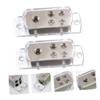 Artibetter 4-Way Power Distribution Blocks, Silver, 2-Pack view 3