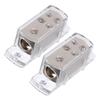 Artibetter 4-Way Power Distribution Blocks, Silver, 2-Pack view 4