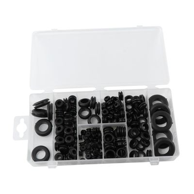 CHILDWEET 180-Piece Rubber Grommet Set for Cable Holes