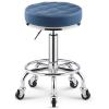 Barber Shop SPA Salon Beauty Stool with Adjustable Casters, 45 x 45 x 40–60 cm, Color: C view 1
