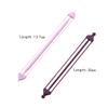 SHINEOFI S-Shaped Stitch Holders for Knitting and Crochet, Pink ABS view 2