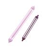 SHINEOFI S-Shaped Stitch Holders for Knitting and Crochet, Pink ABS view 3