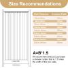 Icegrey Foldable Magnetic Waterproof Shower Curtain with Hooks, Gray, 100 x 180 cm view 3
