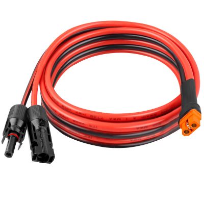 10 AWG 3 ft Solar to XT60i Extension Cable, 3/6/10/35/50/75/30 ft, Heavy-Duty Adapter Cable for Portable Power Stations, Solar Panels, RVs and Batteries