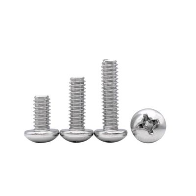 FRAOMHFW 304 Stainless Steel UNC 1/4-20 Pan Head Phillips Screw, 2 1/2 in.