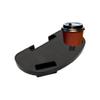 Portable Chair Side Table with Cup Holder and Phone Snack Tray view 3
