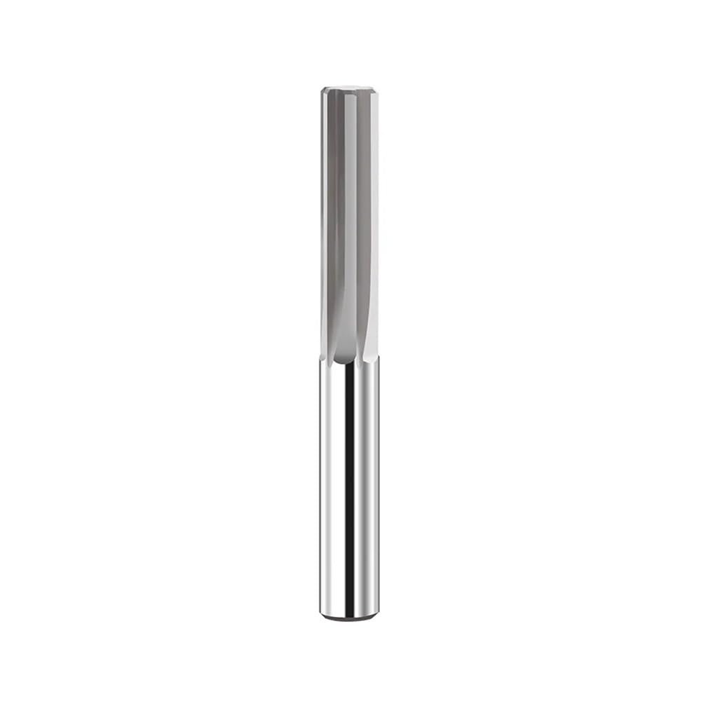 RTRCAGAKM Carbide Machine Reamer, Straight Flute, 3.6–6.9 mm, H7, Uncoated, 5.1 × 60 mm