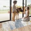 Siunwdiy Gray Hallway Runner Rug 140 x 440 cm, Washable Non-Slip Kitchen Runner view 4