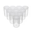 Swiixxer 100-Pack Empty Plastic Film Canisters for Camera Rolls, Storage Containers for Spare Parts, Accessories, Craft Beads, Coins, Pills, Transparent view 1