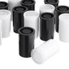 Swiixxer 100-Pack Empty Plastic Film Canisters for Camera Rolls, Storage Containers for Spare Parts, Accessories, Craft Beads, Coins, Pills, Transparent view 2