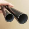 VAYEODEYU Carbon Fiber Tubes, 2-Pack, 9 x 7 x 500 mm, Glossy 3K Woven Carbon Round Tubes view 2