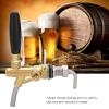 Marhynchus Adjustable Beer Tap, Chrome-Plated Stainless Steel Beer Faucet for Home Bars, Hotels, and Restaurants (Gold) view 3