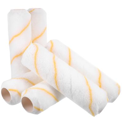 Housoutil 6 Polyester Replacement Paint Roller Covers for Walls and Cabinets