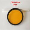 WANGFK 535 nm Infrared Longpass Filter, Golden Optical Glass CB535 GG530 for Camera Photography (49 mm) view 2