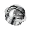 XUCAJING Round Exterior Wall Exhaust Vent Cap, 304 Stainless Steel with Mesh view 1