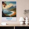 Paper Puzzle, 1,000 Pieces, Maui Hawaii Vintage Travel Poster, 50 x 70 cm, AP27 view 2