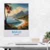 Paper Puzzle, 1,000 Pieces, Maui Hawaii Vintage Travel Poster, 50 x 70 cm, AP27 view 3