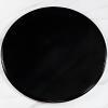 Large Round Wooden Lazy Susan Turntable for Dining Tables, 70/80/90 cm, 360° Rotating Serving Tray (Black) view 1