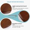 Large Round Wooden Lazy Susan Turntable for Dining Tables, 70/80/90 cm, 360° Rotating Serving Tray (Black) view 3