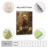 Yorkshire Terrier Framed Canvas Wall Art, Modern Print, 12 x 18 in (30 x 45 cm) view 2
