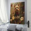 Yorkshire Terrier Framed Canvas Wall Art, Modern Print, 12 x 18 in (30 x 45 cm) view 3